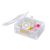 BOX M Mund-Nasen-Maske - weiß - mit Box u. Mikrosilber und Pads