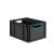 Eurobox NextGen 2.0 Cycle - Griffe offen - Türkis - 400 x 300 x 220 mm  - Anthrazit - Einzel