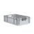 Eurobox NextGen 2.0 - Griffe offen - Schwarz - 600 x 400 x 170 mm - Karton