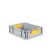 Eurobox, NextGen Color, Griffe gelb geschlossen, 400x300x120mm - Karton