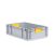 Eurobox, NextGen Color, Griffe gelb geschlossen, 600x400x170mm - Einzel