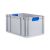 Eurobox, NextGen Color, Griffe blau geschlossen, 600x400x120mm - Palette