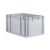 Eurobox, NextGen Grip, Griffe geschlossen, 600 x 400 x 120 mm - Palette