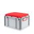 Eurobox, NextGen Seat Box, rot Griffe geschlossen, 43-22 - Karton