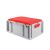 Eurobox, NextGen Seat Box, rot Griffe geschlossen, 64-22 - Karton