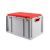 Eurobox, NextGen Seat Box, rot Griffe offen, 64-32 - Einzel