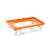 Kunststoff Transportroller Offen - Orange - mit Kunststoffräder, 2 Lenkrollen und 2 Bockrollen - Einzel