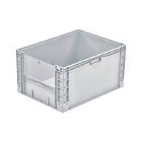Klarsichtfrontscheibe zur Eigenmontage für Eurobox Höhe 42 cm