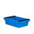 Mehrwegbehälter Conical mit Stapelbügel 64-173 - Karton - blau