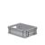 Eurobehälter mit offenen Griffen 43-120 - Palette - grau