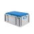Eurobox, NextGen Seat Box, blau Griffe geschlossen, 64-22 - Einzel