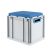 Eurobox, NextGen Seat Box, blau Griffe offen, 43-32 - Einzel