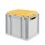 Eurobox, NextGen Seat Box, gelb Griffe offen, 43-32 - Einzel