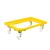 Kunststoff Transportroller Offen - Gelb - mit Kunststoffräder, 4 Lenkrollen - Einzel