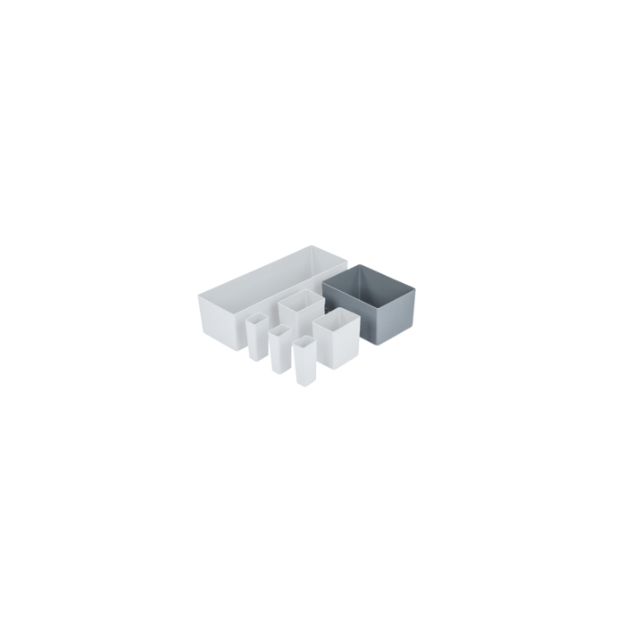 Einsatzkästen - Set 1+1+4 Kästen für Euroboxen 400x300x75
