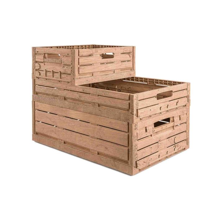 Klappbox Active Lock Holzdekor 600x400x218