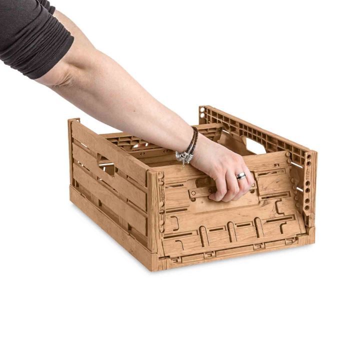 Klappbox Active Lock Holzdekor 400x300x165 