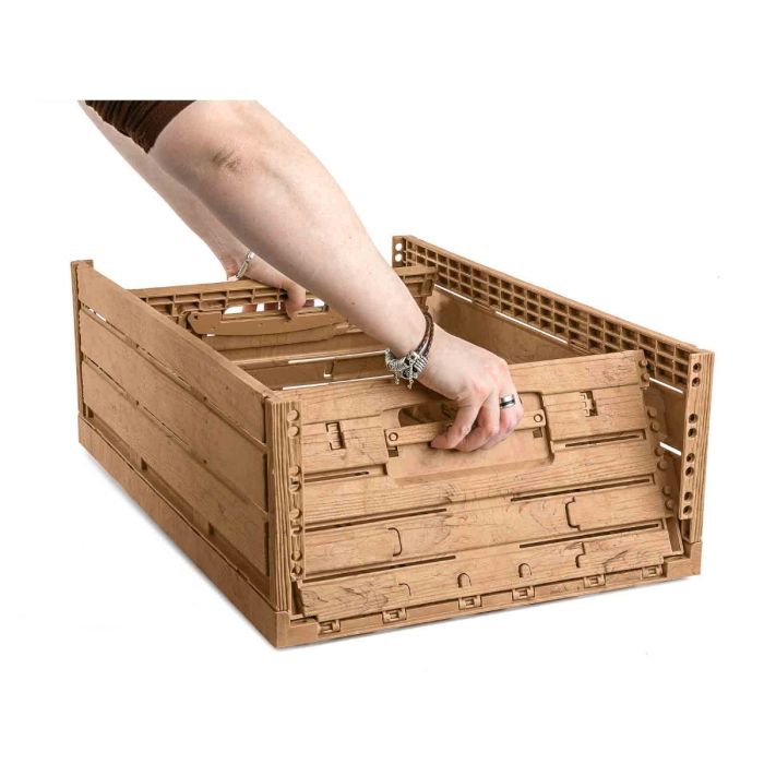 Klappbox Active Lock Holzdekor 600x400x218