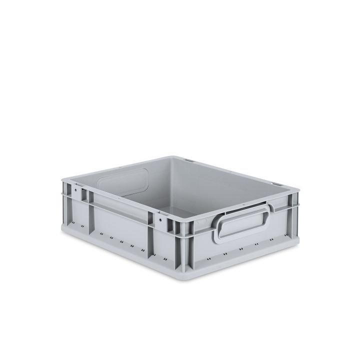 Anbauregal Tiefe 400 mit 10 Fachböden für Euroboxen NextGen Duo - Eco - Grip - Color