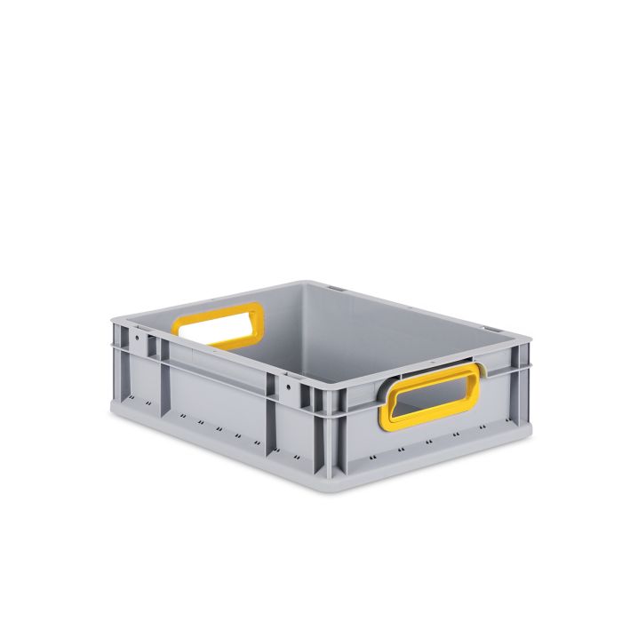 Anbauregal Tiefe 400 mit 10 Fachböden für Euroboxen NextGen Duo - Eco - Grip - Color