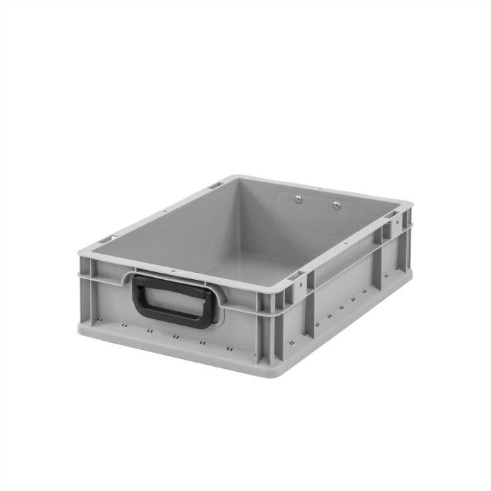 Anbauregal Tiefe 400 mit 10 Fachböden für Euroboxen NextGen Duo - Eco - Grip - Color