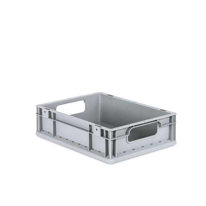 Anbauregal Tiefe 400 mit 10 Fachböden für Euroboxen NextGen Duo - Eco - Grip - Color