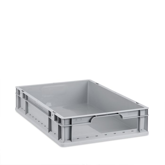 Grundregal Tiefe 600 mit 10 Fachböden für Euroboxen NextGen