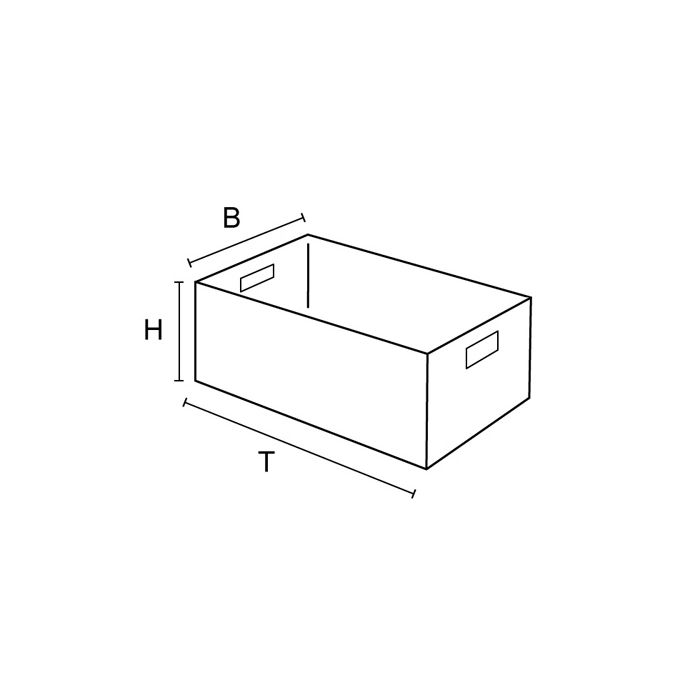 Eurobox, NextGen Grip, Griffe geschlossen,  600 x 400 x 220 mm