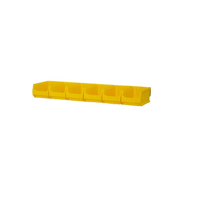Wandleiste für 6 St. Sichtlagerbox 2.0