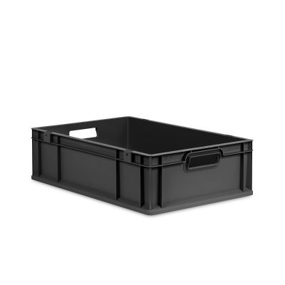 Eurobox NextGen 2.0 Cycle - Griffe offen - 600 x 400 x 170 mm - Anthrazit