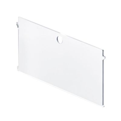 Klarsichtfrontscheibe zur Eigenmontage für Eurobox Höhe 32 cm 