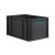 Eurobox NextGen 2.0 Cycle - Griffe geschlossen - Türkis - 600 x 400 x 320 mm  - Anthrazit - Einzel