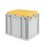Eurobox, NextGen Seat Box, gelb Griffe geschlossen, 43-32 - Einzel