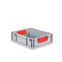 Anbauregal Tiefe 400 mit 10 Fachböden für Euroboxen NextGen Duo - Eco - Grip - Color thumbnail
