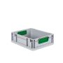 Anbauregal Tiefe 400 mit 10 Fachböden für Euroboxen NextGen Duo - Eco - Grip - Color thumbnail