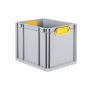 Grundregal Tiefe 400 mit 5 Fachböden für Euroboxen NextGen Duo - Eco - Grip - Color thumbnail