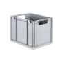Grundregal Tiefe 400 mit 5 Fachböden für Euroboxen NextGen Duo - Eco - Grip - Color thumbnail