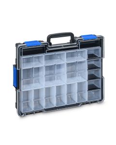 Kleinteilekoffer EuroPlus Pro >K<44.76/19 mit Einsatzboxen in verschiedenen Gr&ouml;&szlig;en