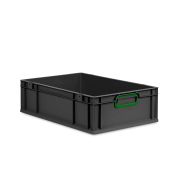 Eurobox NextGen 2.0 Cycle - Griffe geschlossen - Grün - 600 x 400 x 170 mm  - Anthrazit - Einzel