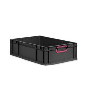 Eurobox NextGen 2.0 Cycle - Griffe geschlossen - Magenta - 600 x 400 x 170 mm  - Anthrazit - Einzel