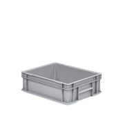 Eurobehälter mit geschlossenen Griffen 43-120 - Palette - grau