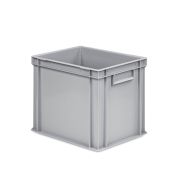 Eurobehälter UNISTA mit geschlossenen Griffen 43-320 - Karton - grau