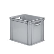Eurobehälter mit offenen Griffen 43-320 - Palette - grau