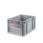 Eurobox NextGen Insight Cover, 400x300x220mm - Cover NIEDRIG - ROT - Palette