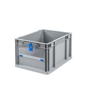 Eurobox NextGen Insight Cover, 400x300x220mm - Cover NIEDRIG - BLAU - Palette