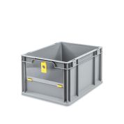 Eurobox NextGen Insight Cover, 400x300x220mm - Cover NIEDRIG - GELB - Palette