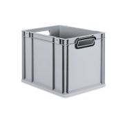 Eurobox NextGen 2.0 - Griffe offen - Schwarz - 400 x 300 x 320 mm - Karton