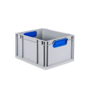 Eurobox, NextGen Color, Griffe blau geschlossen, 400x300x220mm - Einzel