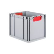 Eurobox, NextGen Color, Griffe rot geschlossen, 400x300x320mm - Einzel