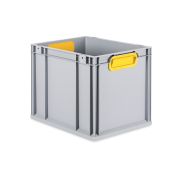 Eurobox, NextGen Color, Griffe gelb geschlossen, 400x300x320mm - Palette